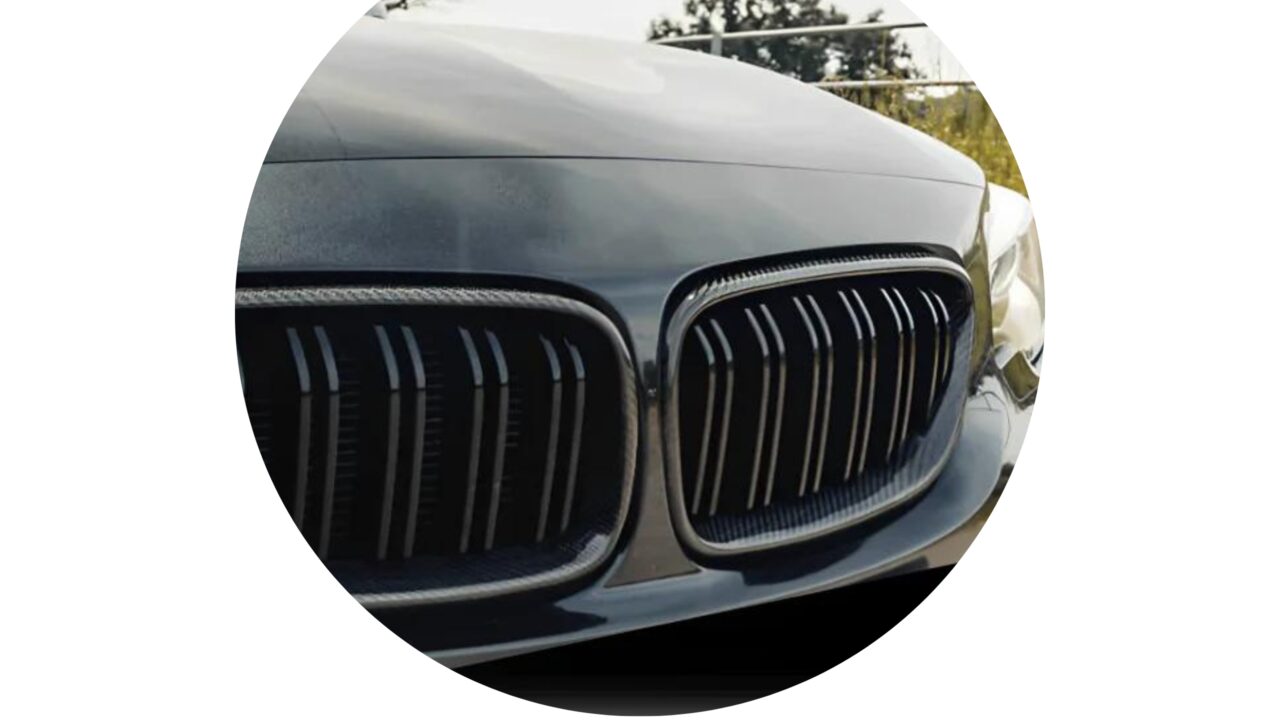 2014-2018 BMW Carbon Fiber Kidney Grille Set on F22/F23 2 Series & F87 M2