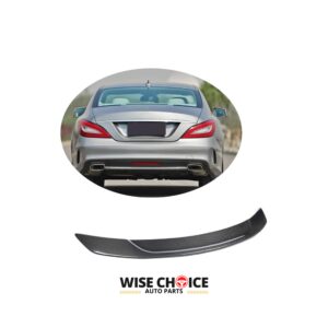 2012-2018 M-Benz CLS CLASS W218 Carbon Fiber Rear Trunk Spoiler on white background