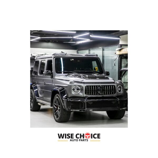 Mercedes-Benz G-Class (G500 G550 / G63 G65 AMG) with installed Carbon Fiber Car Bonnet Hood Air Intake Scoop