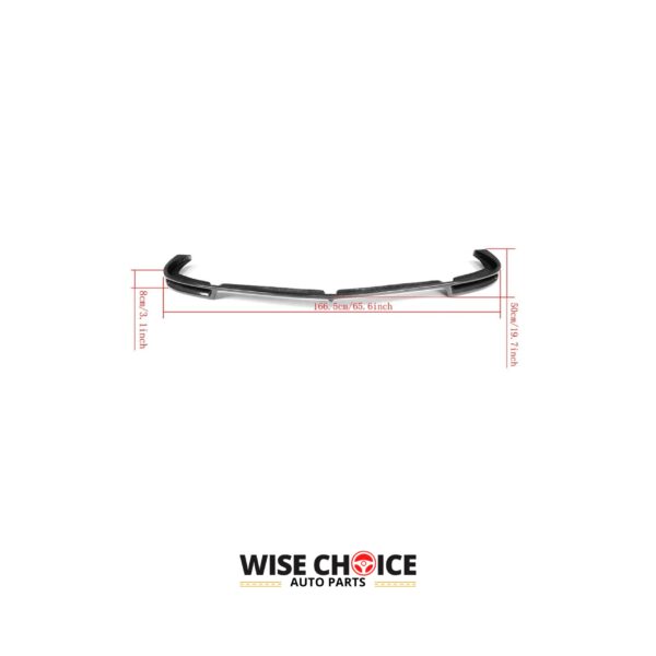 W204 M-Benz C Class equipped with sleek C63 AMG Carbon Fiber Front Lip