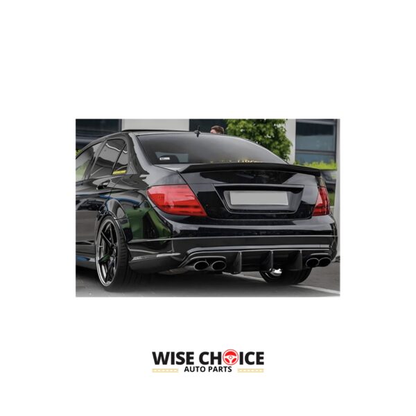 Mercedes C300 Sport/C63 AMG with a fitted W204 Carbon Fiber Rear Diffuser