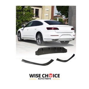 2019-2020 VW Arteon Carbon Fiber Rear Diffuser on white background