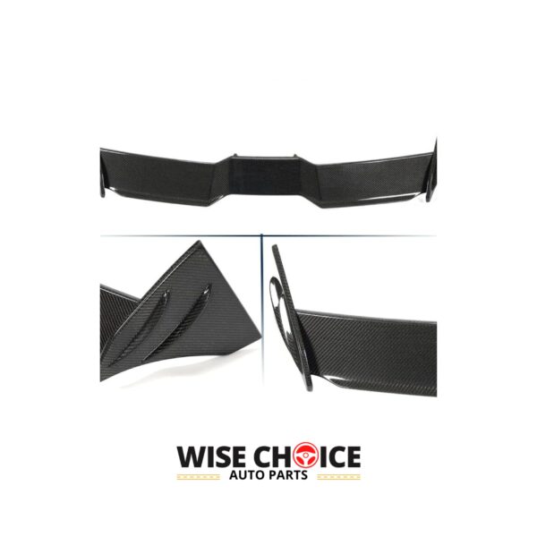 VW Golf 8 Carbon Spoiler - 2022-2023 MK8 GTI/R model on a white background