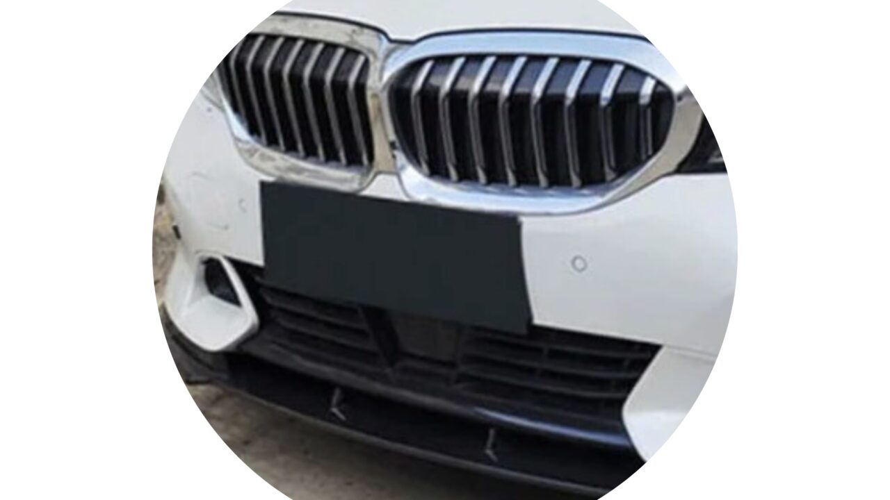 A sporty, sophisticated Carbon Fiber Front Lip on a 2019-2022 G20 BMW 3 Series Sedan