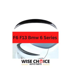 2013-2017 F6 F13 BMW 6 Series equipped with Carbon Fiber Rear Trunk Spoiler