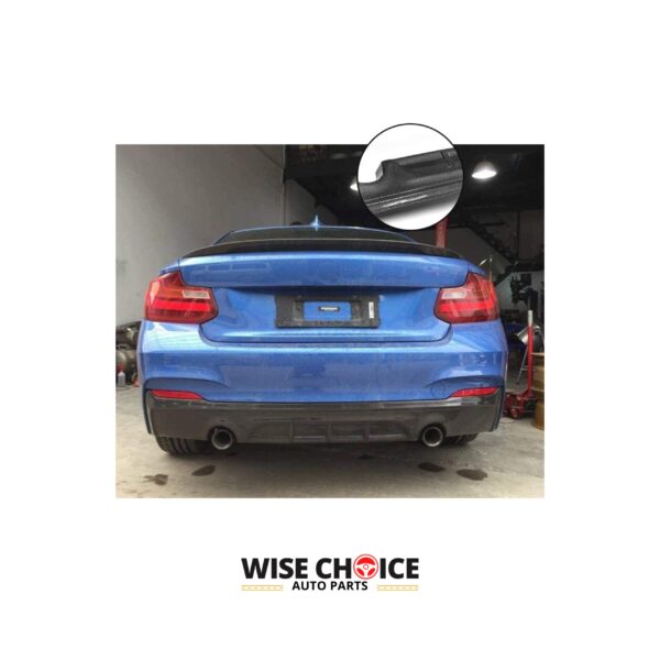 BMW 2 Series M-Sport Carbon Fiber Rear Bumper Diffuser - Product Image