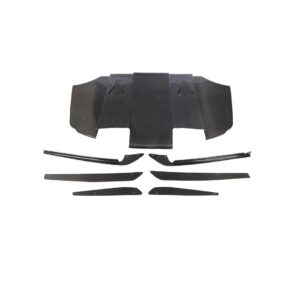 BMW M3 Carbon Fiber Rear Diffuser | 2006-2011 E92/E93 M3 | Canard Air Fender Vents