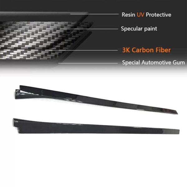 Cadillac ATS Carbon Fiber Side Skirts (2014-2018 Models)