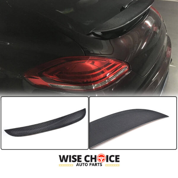 Carbon Fiber Rear Spoiler for Porsche Panamera - High-Quality Material