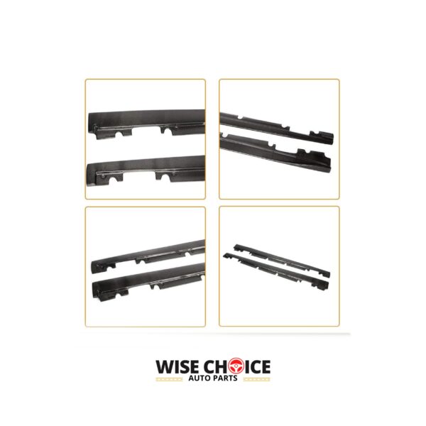 Premium Carbon Fiber Side Skirts for W176 M-Benz A-Class and C117 M-Benz CLA