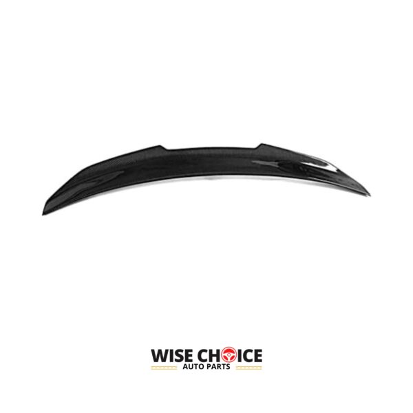 2006-2011 E90 BMW M3 Sedan Carbon Fiber Rear Trunk Spoiler - Side view