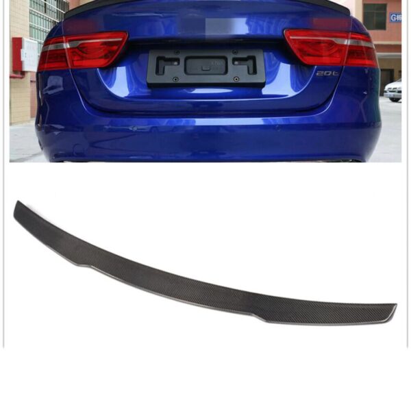 Enhance Your Jaguar XE with a Carbon Fiber Rear Spoiler | Ahacarbon