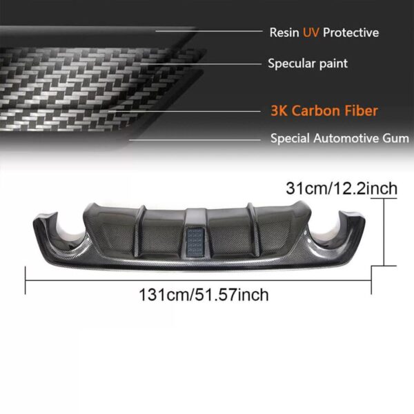 Infiniti Q50 Carbon Fiber Diffuser - Upgrade Your Sport Model 2014-2022