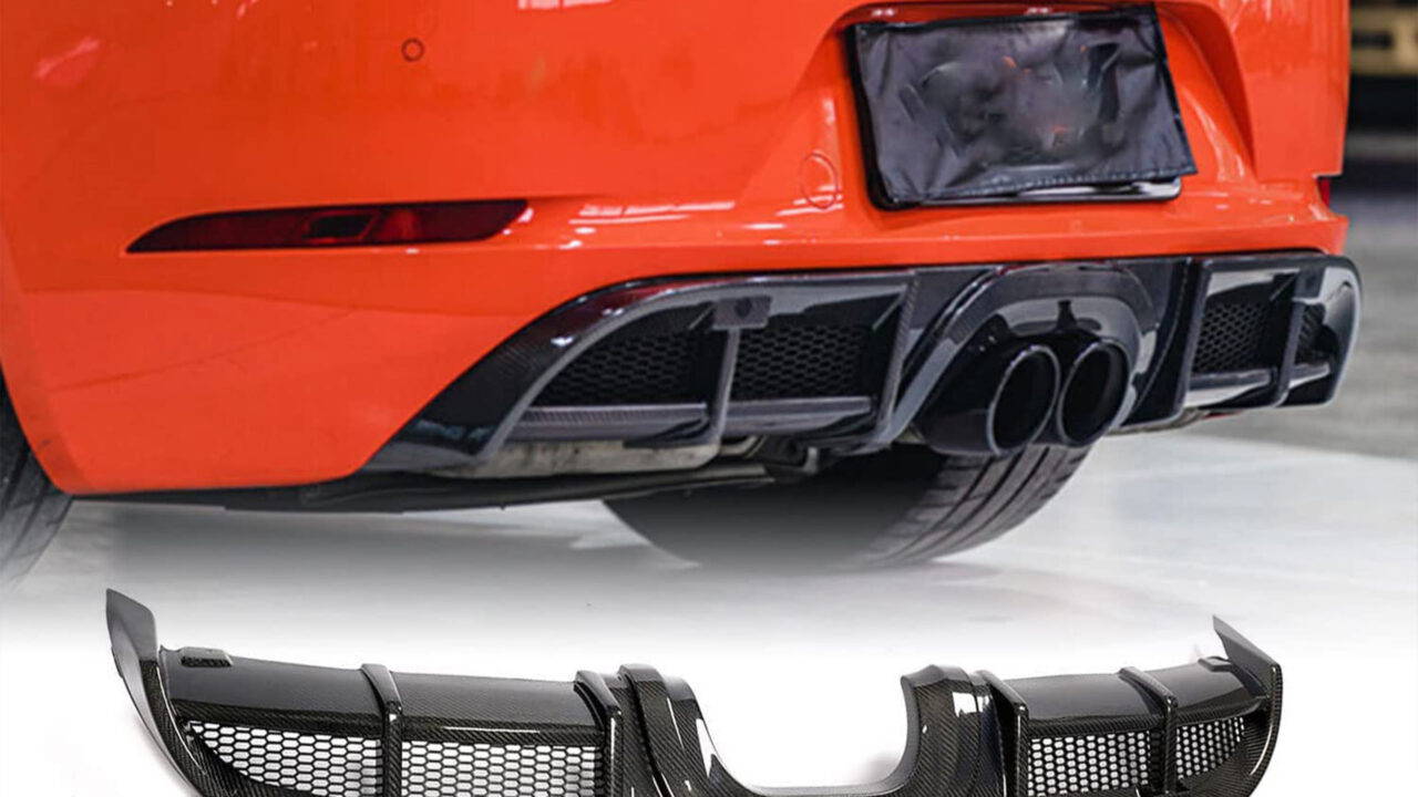 Porsche 718 Boxster/Cayman Carbon Fiber Rear Diffuser