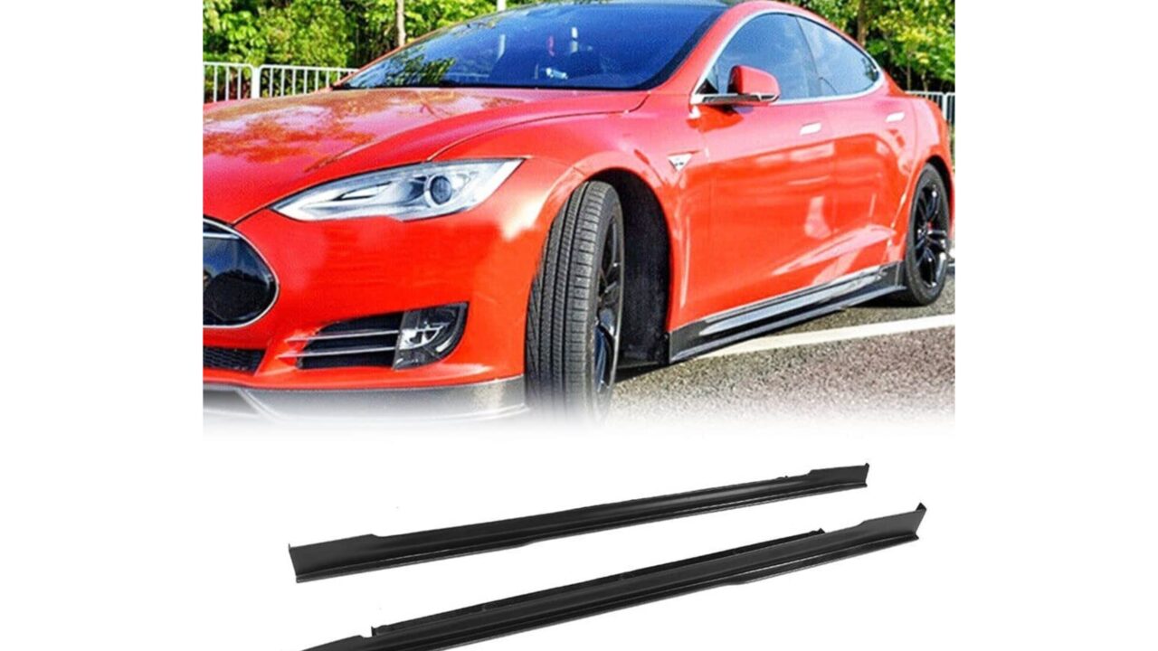 Tesla Model S Carbon Fiber Side Skirts