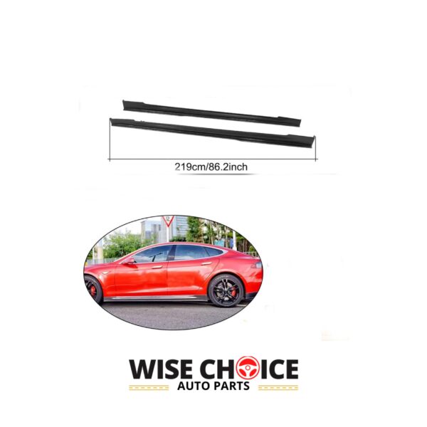 Tesla Model S Carbon Fiber Side Skirts