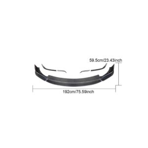 Tesla Model X 2016-2023 Carbon Fiber Front Lip - Ultimate Upgrade for Performance and Style