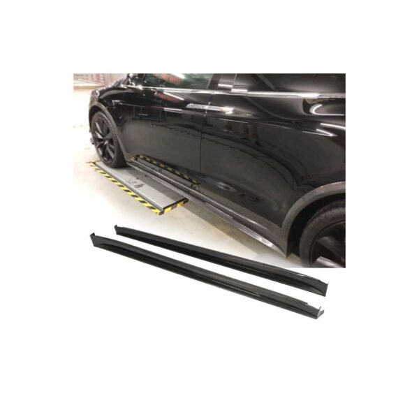 Tesla Model X Carbon Fiber Side Skirts | High-Quality 2016-2023 Model Upgrades