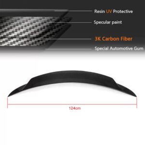 V36 Infiniti G37/Q60 Coupe Carbon Fiber Rear Spoiler (2010-2013)