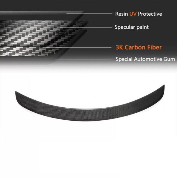 V37 Infiniti Q50 Carbon Fiber Rear Spoiler 2014-2022