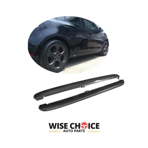 010-2014 VW Golf 6 MK6 GTI with Carbon Fiber Side Skirts installed