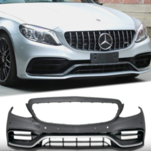 High-quality W205 C63 Conversion Front Bumper Kit designed for Mercedes-Benz models.