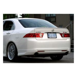 2004-2006 Acura TSX ASPEC Style Rear Bumper Apron in Ultralex Flat Black