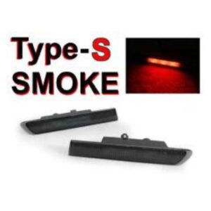 2004-2008 Acura TL smoke rear marker kit with red LED lights, pair (left & right)