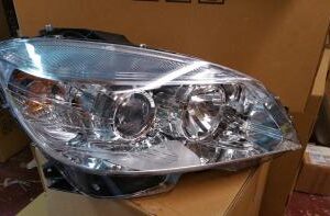 Mercedes C-Class halogen headlight for models C300, C350, and C250