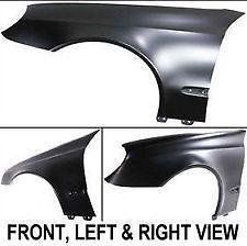 Primed black front fender for 2003-2009 E-Class W211, sold individually (left or right).