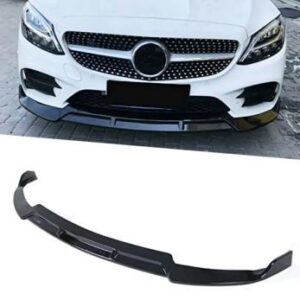 BRABUS Style Gloss Black Front Lip for Mercedes-Benz C-Class W205 2019-2021