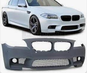 2011-2013 BMW F10 M5 Conversion Front Bumper Assembly, Poly Plastic, Primed