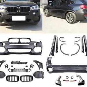 High-quality BMW F15 MSPORT Conversion Kit featuring front and rear bumpers, rocker panels, and fender flares.