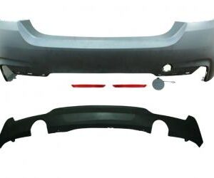 High-quality M Sport Rear Bumper Kit for 2014-2019 F32 F33 F36, including diffuser and reflectors.