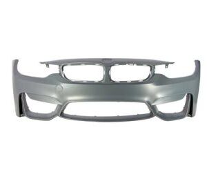 F80 F82 F83 OEM look replacement front bumper in primer finish made of durable poly plastic.