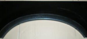 1999-2004 Super Duty Quarter Panel Rust Patch in Primed Black Metal