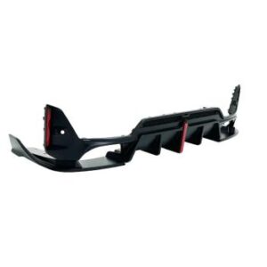 BMW 340i Glossy Black Rear Diffuser with LED for M Sport Bumper