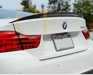 2014-2018 F32 Carbon Trunk Spoiler installed on a BMW.