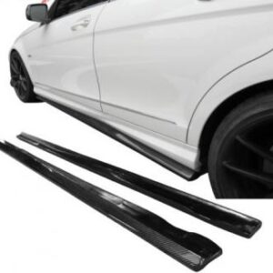 2008-2014 Carbon Side Skirt Splitters for C250, C300, C350, C63