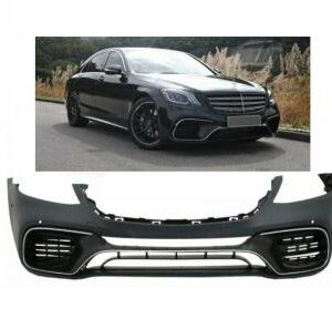 High-quality W222 S63 Conversion Front Bumper for S350, S400, and S550 models.