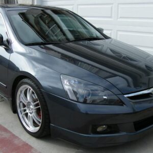 2006-2007 Honda Accord HFP Front Lip in Ultraflex Flat Black - Unpainted.