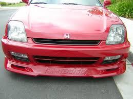 1997-2001 Honda Prelude Greddy Front Lip in flat black Ultraflex material.