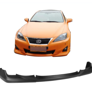 Lexus IS250 S Style Front Lip Spoiler in Flat Black Polyurethane for 2011-2013 Models