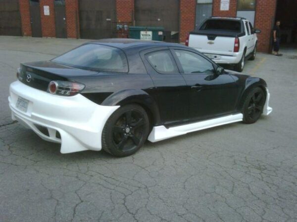 RX8 2004-2008 Vader Style Side Skirts made from UltraFlex material