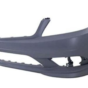 W204 C-Class 2008-2010 Front Sport Bumper Assembly, Direct Fit, Primed Finish