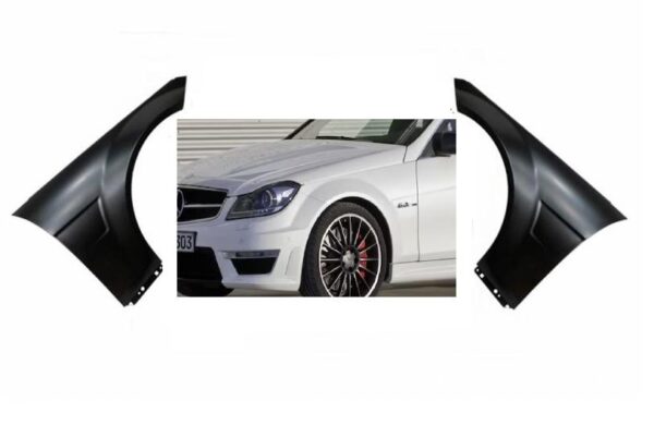 W204 C63 Conversion Fender Set for Mercedes-Benz C300, C350, C250 (2-Door Coupe & 4-Door Sedan)