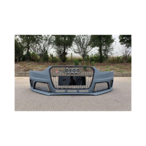 A4/S4 2013-2016 B8.5 RS4 Conversion Bumper made from durable poly plastic, designed for a direct fit.