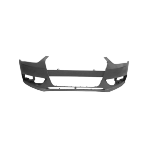 High-quality primed polypropylene front bumper for Audi A4 2013-2016 B8.5, ready for paint.