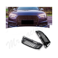 All Black RS Fog Grill Set for Audi A4/S4 2017-2019