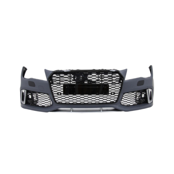 RS7 Conversion Front Bumper for Audi A7/S7 (2011-2015) - Direct Fit, Poly Plastic, Primed